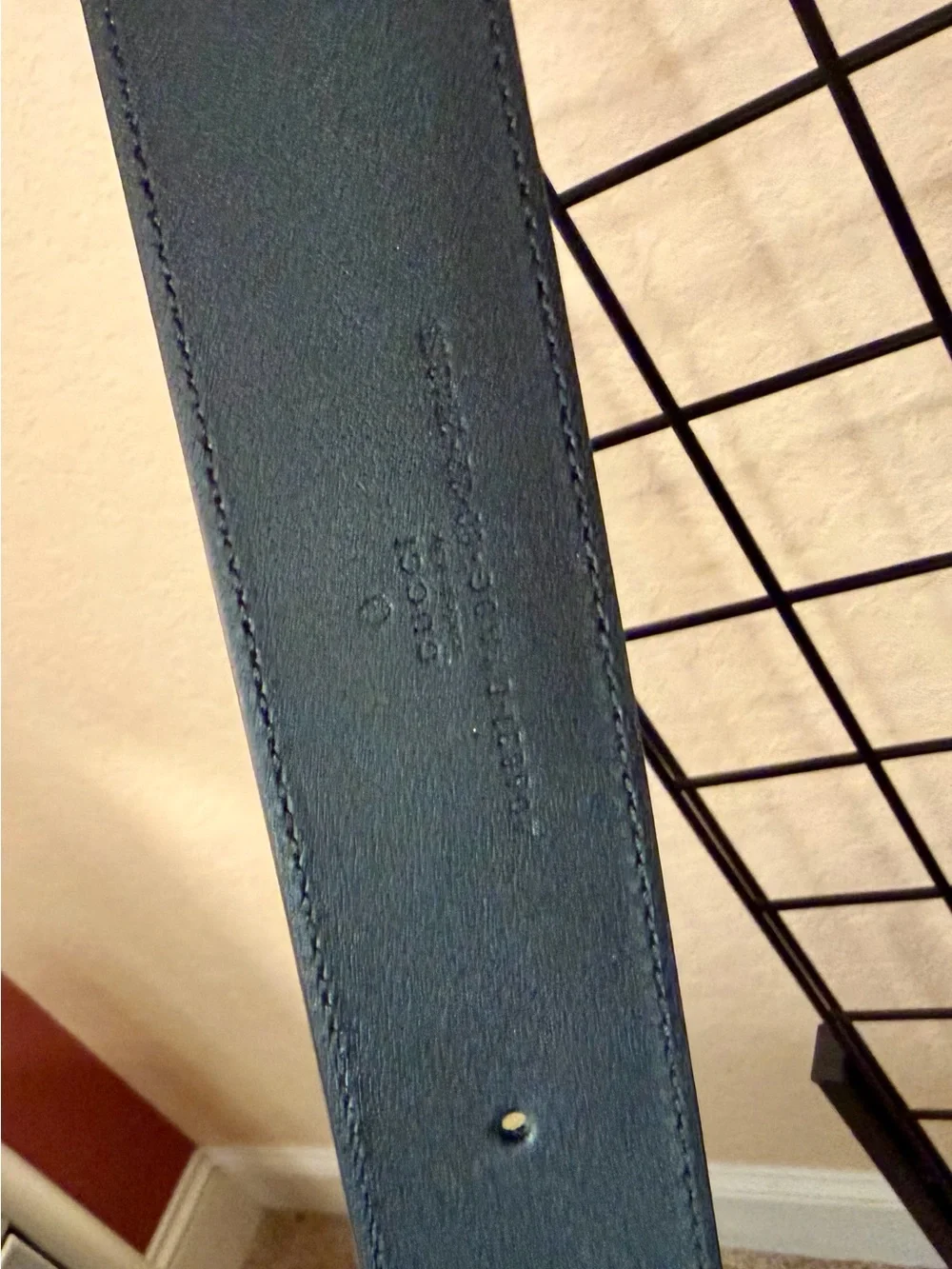 Gucci Black Leather Belt with Gold Double G Buckle with box and Gucci duster